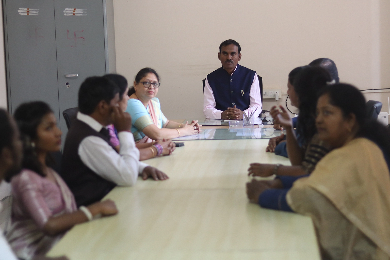 YES College placement cell and students